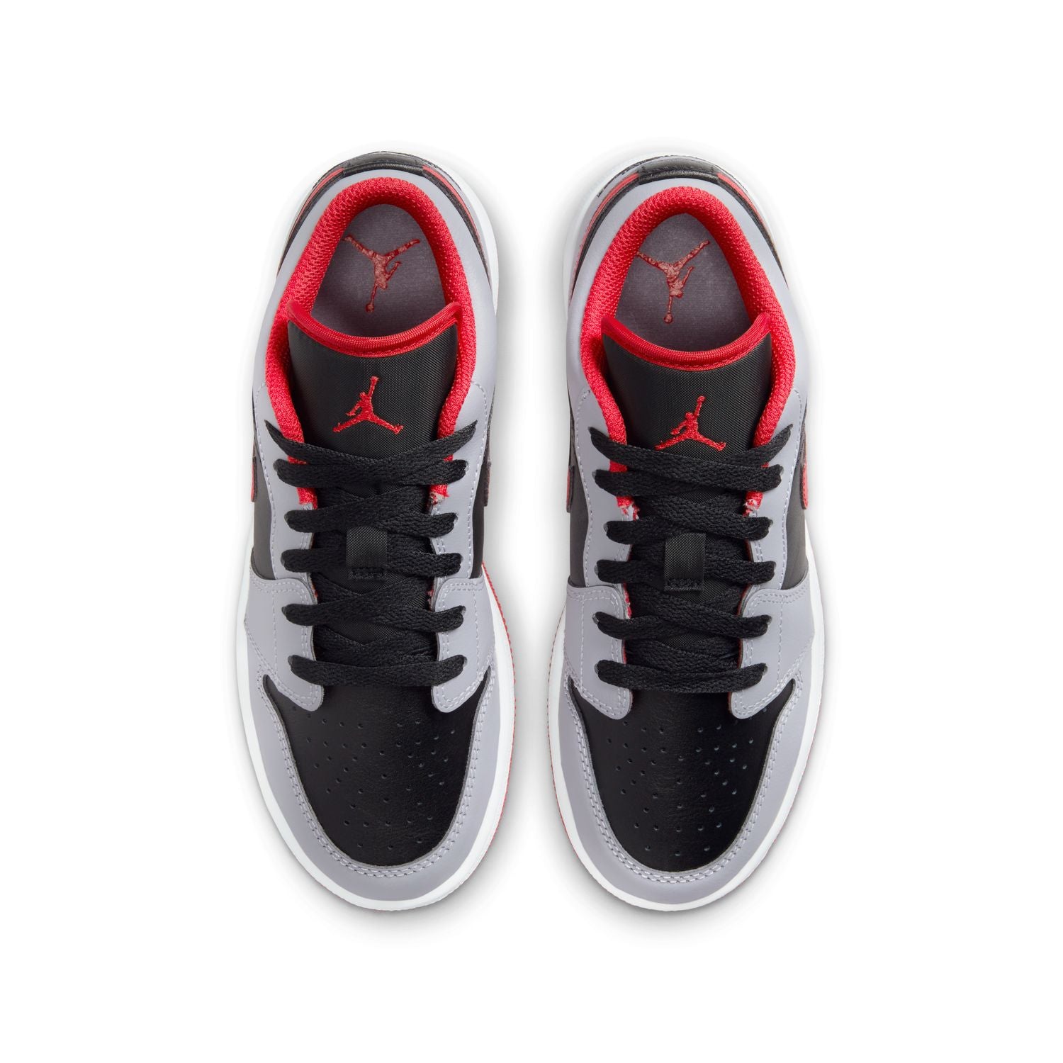 Air Jordan 1 Low 'Black Light Smoke Grey' Sneakers - Men's Basketball Shoes for Casual Wear & Street Style Fashion