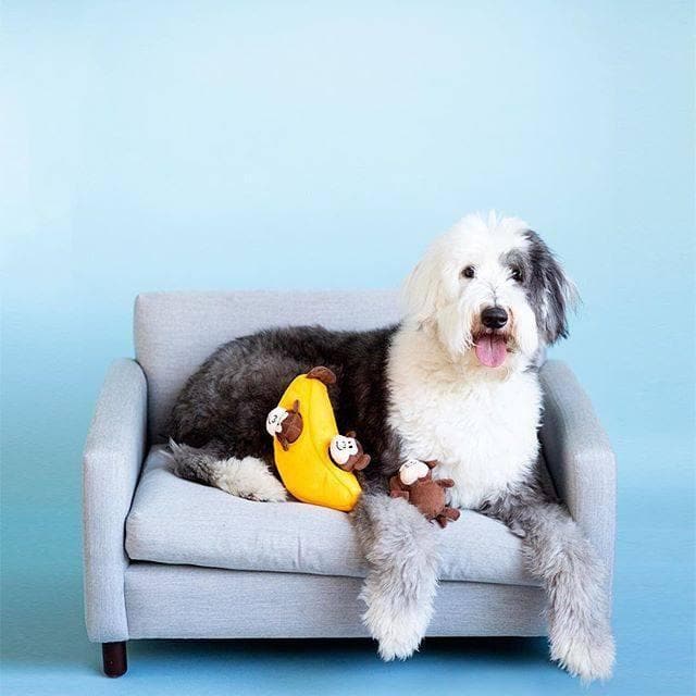 Monkey 'n Banana Plush Toy - Soft & Cuddly Stuffed Animal for Kids, Perfect for Playtime, Gifts & Nursery Decor | Fun & Adorable Monkey with Banana Design