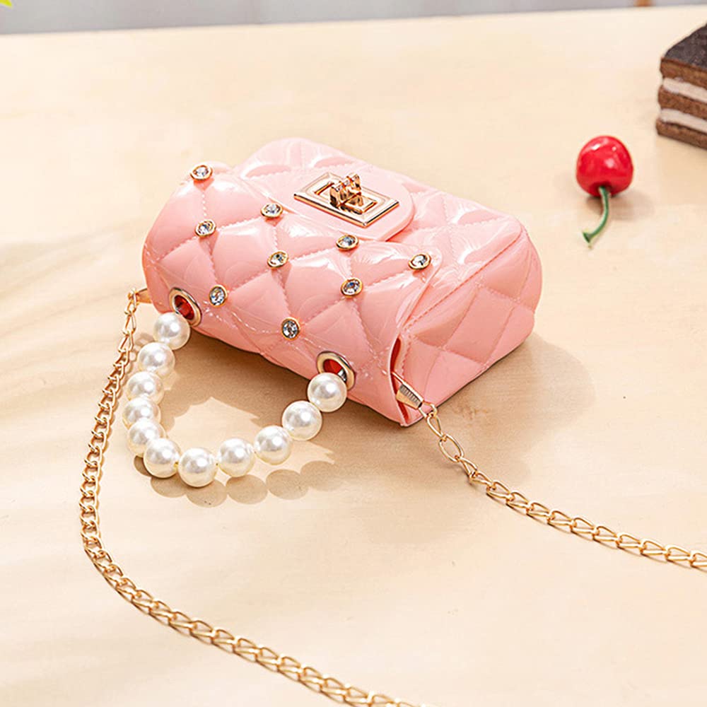 **Adorable Mini Crossbody Purse for Toddler Girls - Cute Princess Handbag with Adjustable Strap - Perfect for Playdates, Parties & Dress-Up**