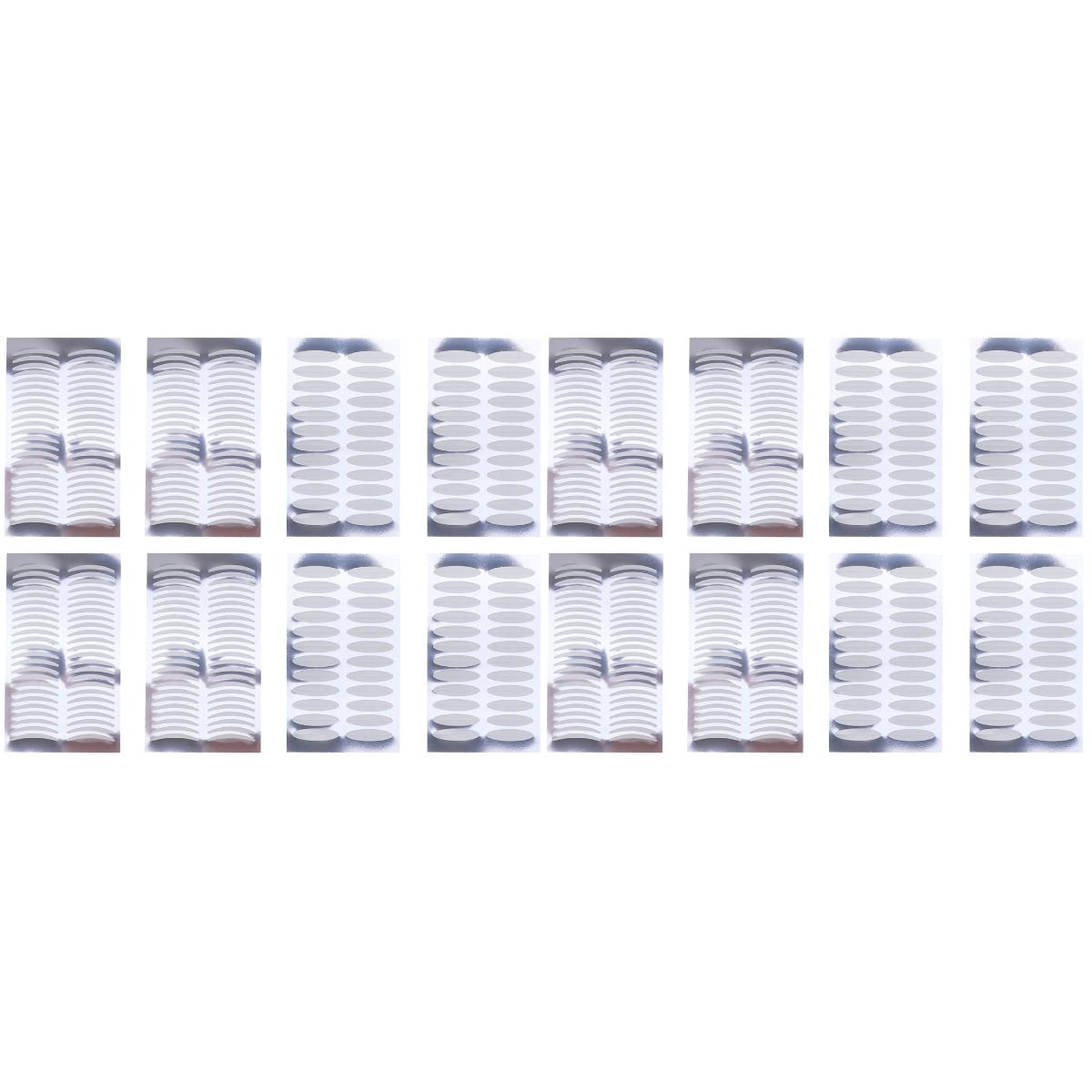 FOMIYES 4224 Pcs Clear Transparent Stickers - Double Sided Invisible Tape, Eyelid Tape & Clear Duct Tape for DIY Crafts, Gift Wrapping & Beauty Enhancement | Multipurpose Adhesive Solution for Home, Office & Makeup Use