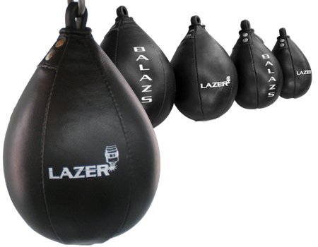 Balazs Lazer Speed Boxing Punching Bag for Home Gym & Training - Professional Quality for Boxing, MMA, Fitness Workouts - Perfect for Speed Training, Cardio & Reflex Improvement