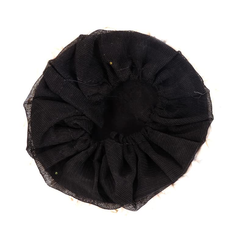 NAVMAV Simple Flower Juda Hair Clip - Elegant White Bridal Hair Accessory for Women & Girls (1pc) | Perfect for Weddings, Prom & Special Occasions
