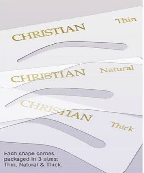Eyebrow Stencils Kit - Perfectly Shaped Brows Every Time | Reusable Eyebrow Template for DIY Makeup | Great for Beginners, Home Use & Salon Professionals