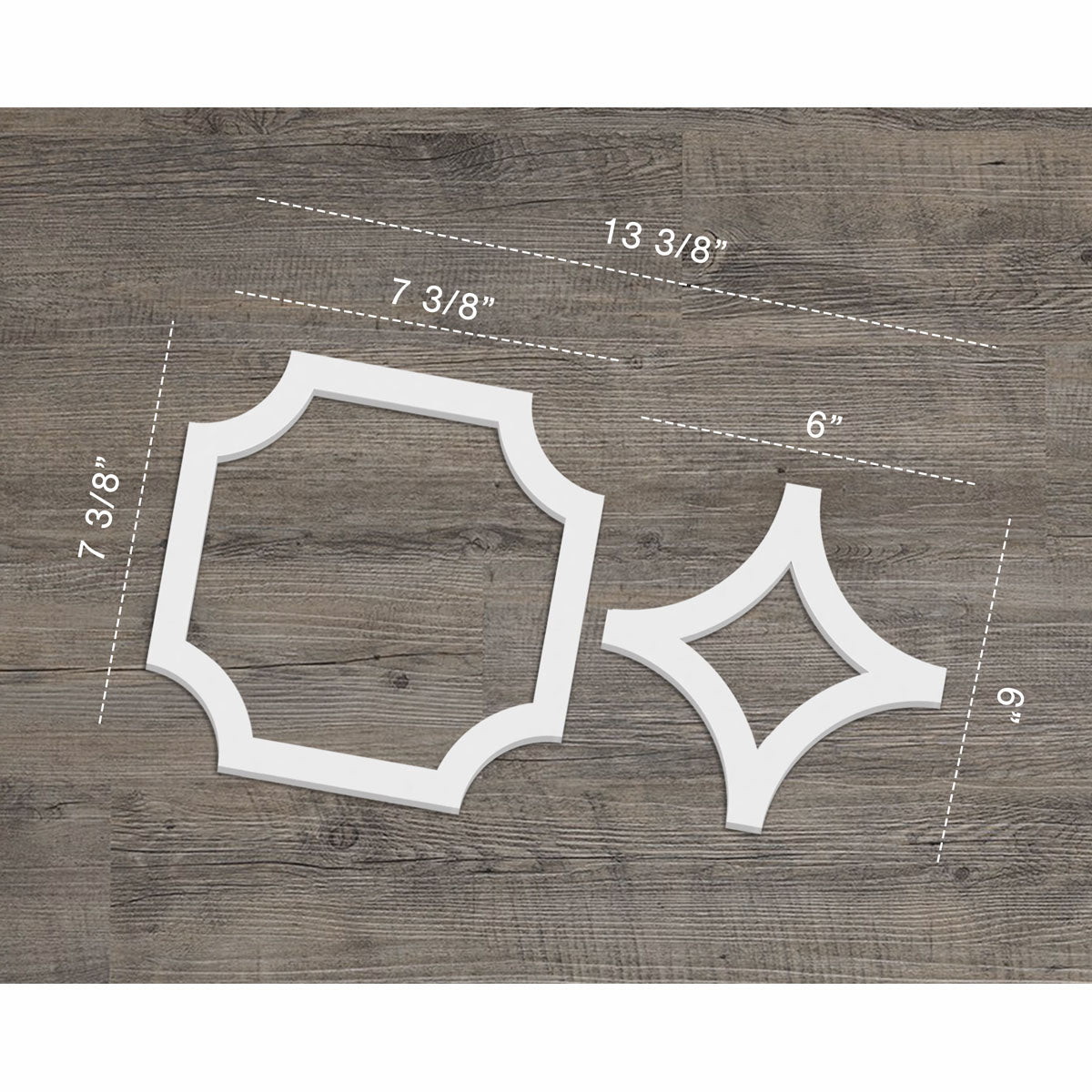 Anderson Decorative Fretwork Wall Panels - Laser Cut Wooden Room Dividers for Home & Office Decor - Perfect for Living Rooms, Bedrooms, and Commercial Spaces