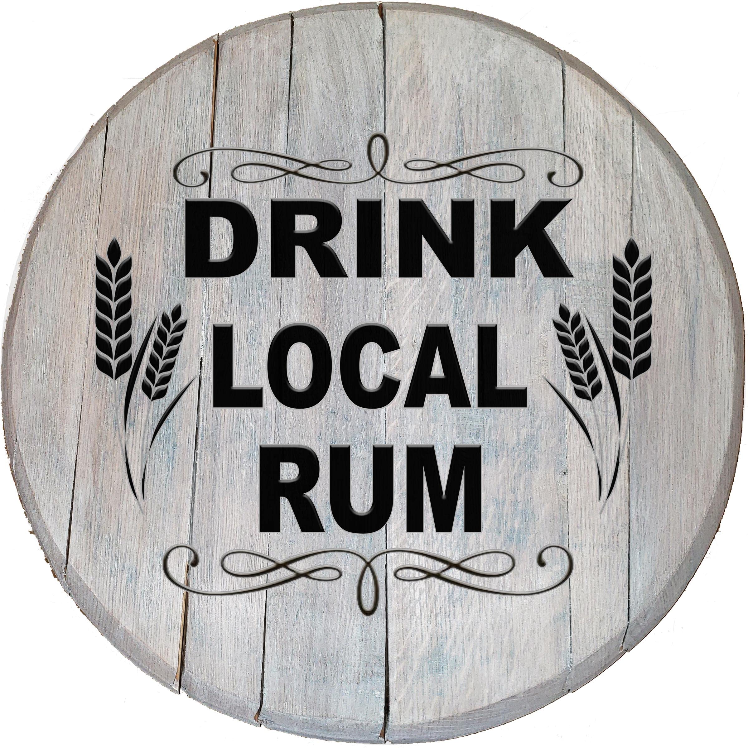 Rustic Whiskey Barrel Head Wall Art - 22 Inch Large Farmhouse Decor for Bar, Pub & Home - Bourbon, Rum & Craft Beer Theme - Perfect for Man Cave, Tavern & Dining Room