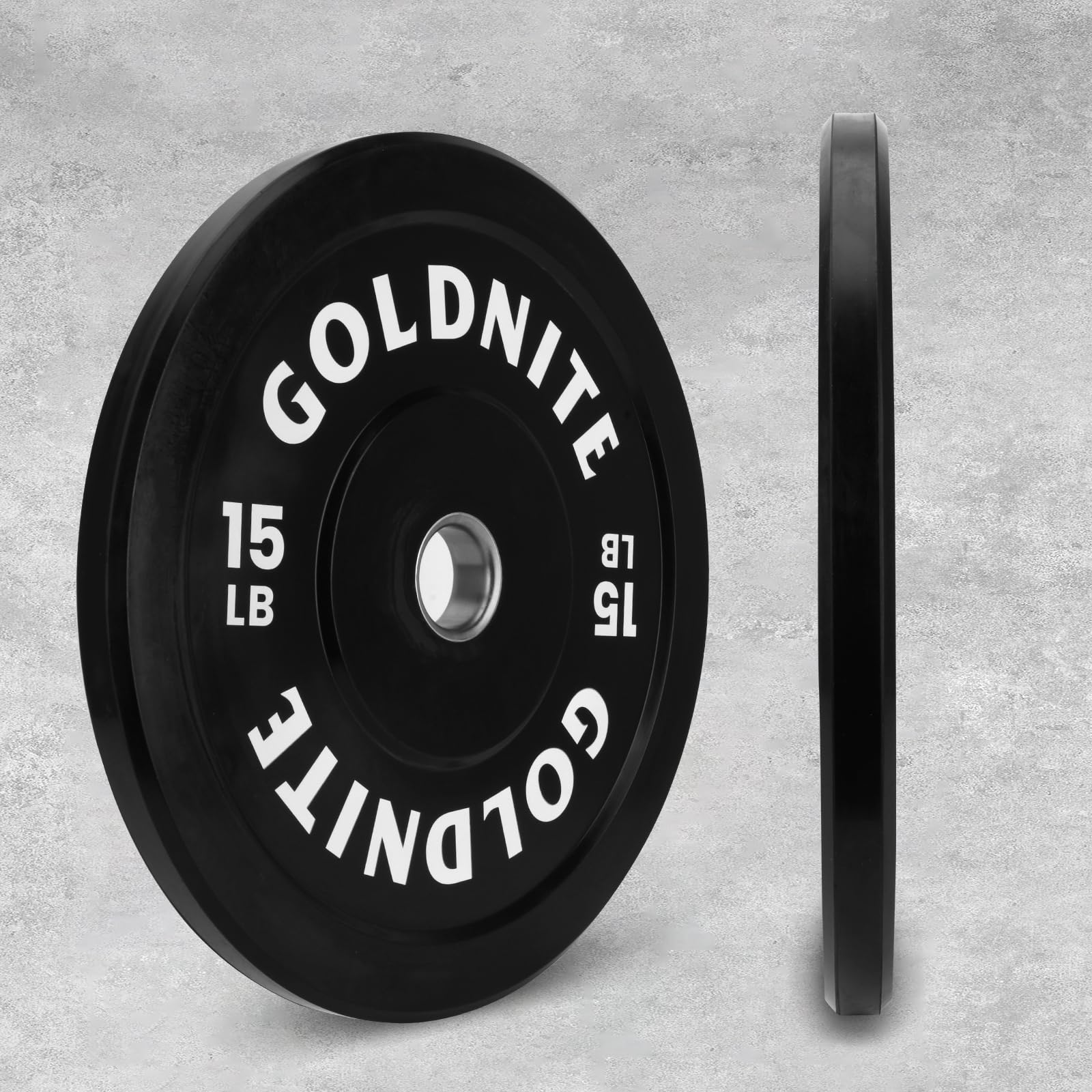 10/15/25/35/45/55LB Olympic Rubber Bumper Plates Set - 2