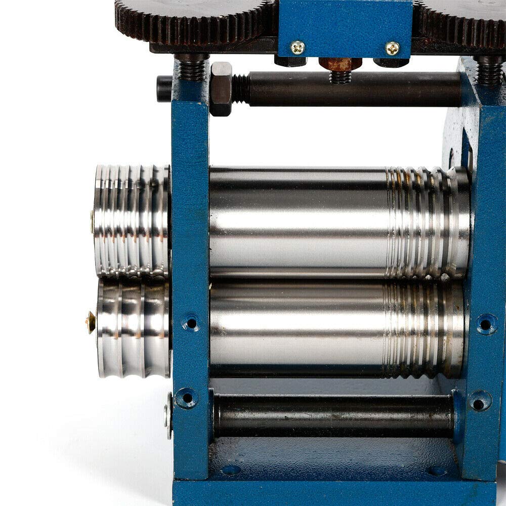Eapmic 75mm Manual Jewelry Rolling Mill Machine - Metal Wire Flat Pressed Jewelry Roller for Jewelry Making, Goldsmithing & DIY Crafts | Perfect for Jewelers, Metalworkers & Hobbyists