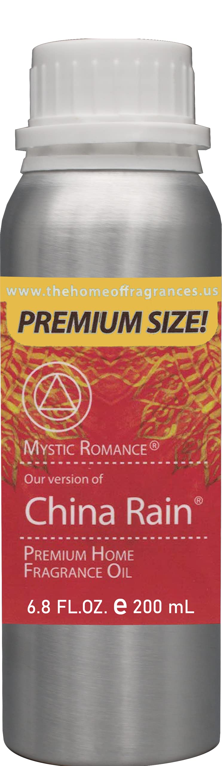 Mystic Romance China Rain Scented Oil for Aroma Diffusers (200mL) - Relaxing Fragrance for Home, Office & Spa