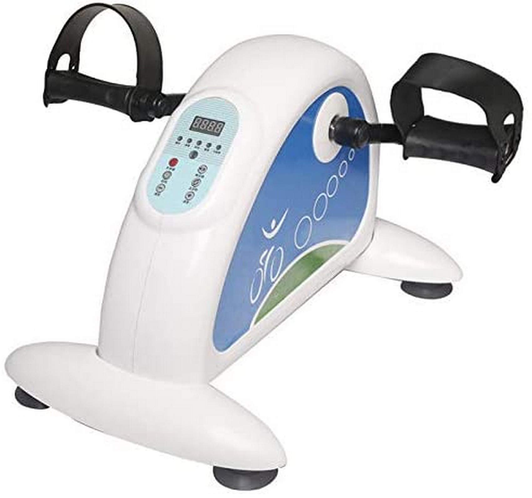Sywlwxkq Under Desk Pedal Exerciser - Portable Arm & Leg Trainer with LCD Monitor for Home & Office Workout - Improve Circulation & Fitness While Sitting