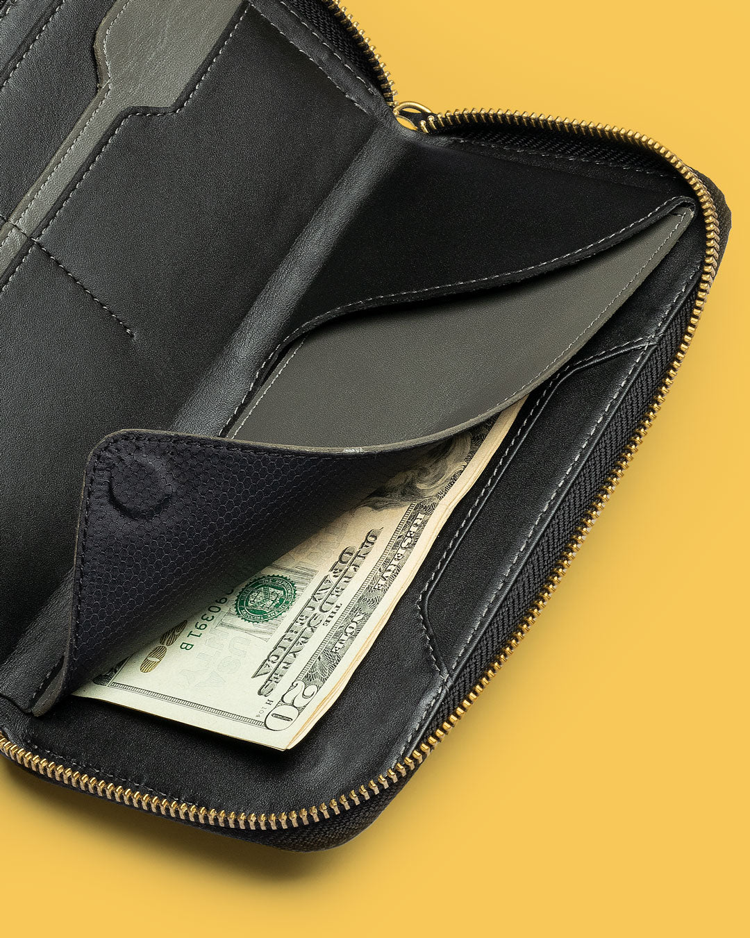 Premium Zipper Carryall Zip Wallet for Men & Women - RFID Blocking Travel Wallet with Multiple Card Slots - Perfect for Travel, Business & Everyday Use