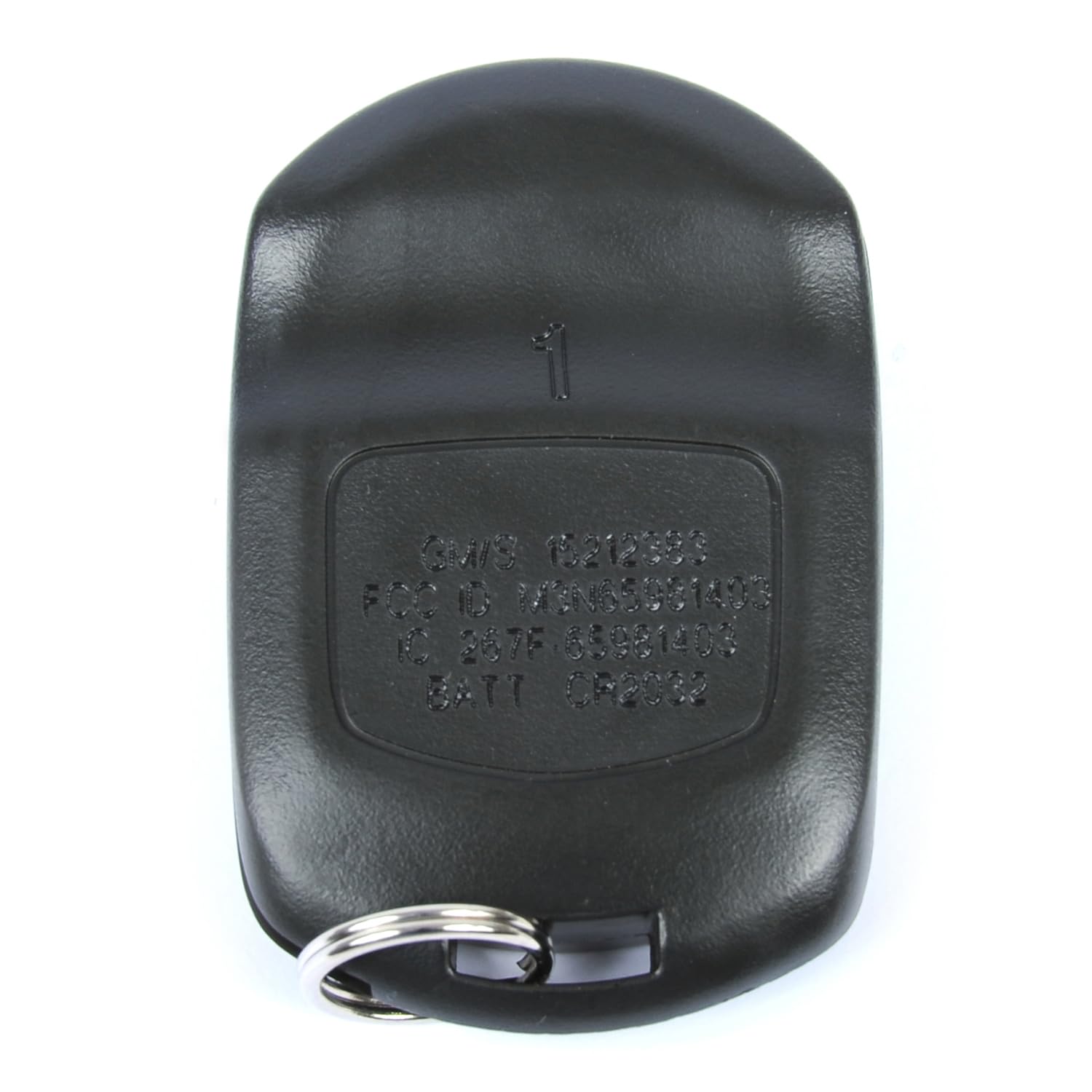 GM Genuine Parts 15212383 5-Button Keyless Entry Remote Key Fob for Chevy/GMC - Black Car Key Replacement with Lock/Unlock/Trunk Buttons | Perfect for Chevy Silverado, GMC Sierra & More