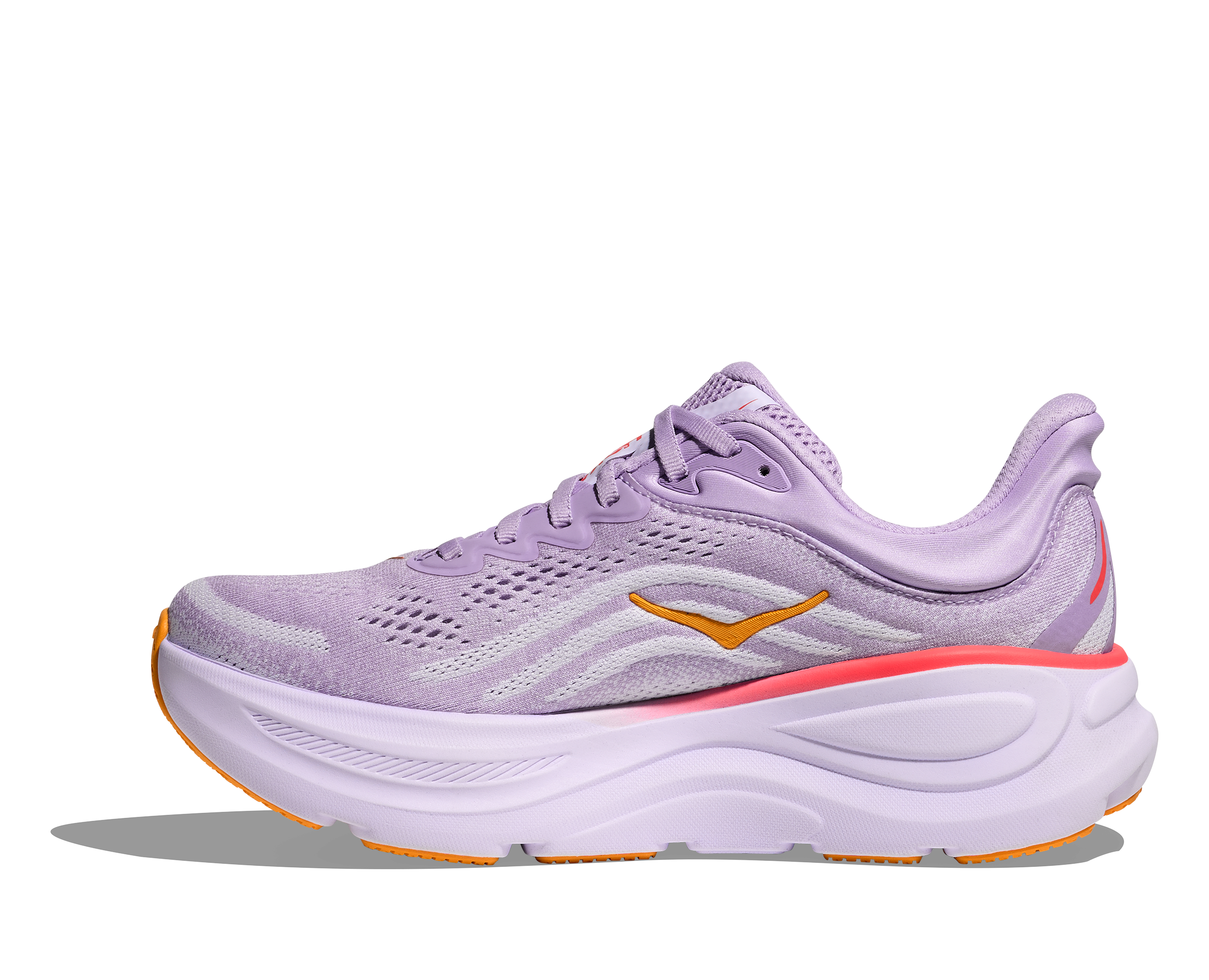 Women's HOKA Bondi 9 WIDE Running Shoes - AGH Aster Flower/Starlight Glow | Cushioned Comfort for Long Distance Running, Walking & Everyday Wear
