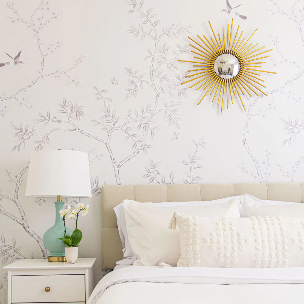 Self-Adhesive Garden Wall Mural - Easy Peel & Stick Wallpaper for Home Decor, Living Room, Bedroom & Nursery - Nature Inspired Botanical Design for Indoor Walls