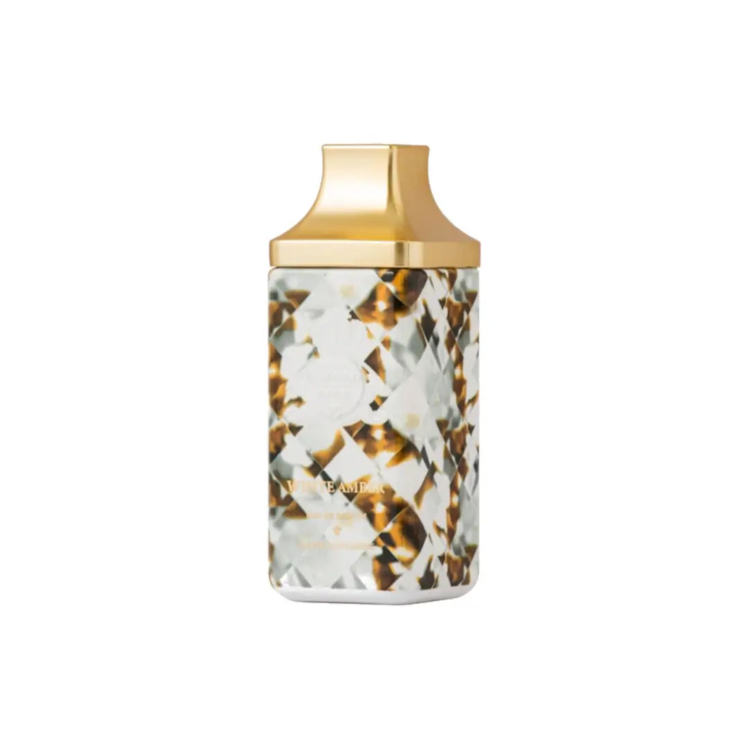 White Amber Eau de Parfum 100ml - Floral Oriental Fragrance for Women, Long-Lasting Perfume Spray for Day & Night Wear, Date Night & Special Occasions