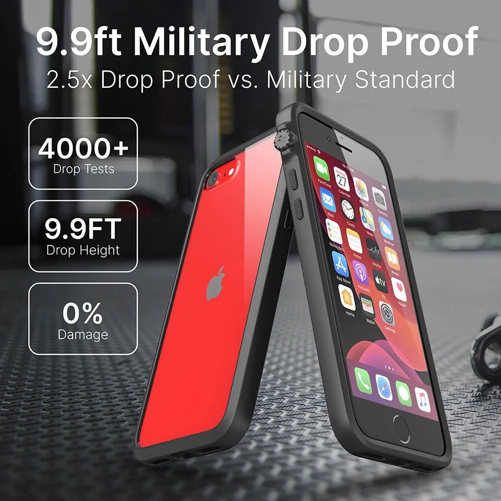 Premium Shockproof Case for iPhone SE (3rd/2nd Gen), iPhone 8 & 7 - Slim Protective Cover with Military-Grade Drop Protection | Perfect for Outdoor Activities, Travel & Daily Use