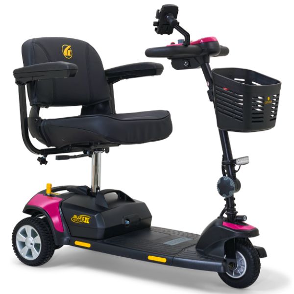Golden Technologies Buzzaround XL 3-Wheel Mobility Scooter - Lightweight & Portable Electric Scooter for Adults & Seniors - Ideal for Shopping, Travel & Outdoor Activities