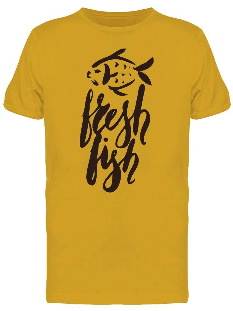 Smartprints Fresh Fish Graphic T-Shirt for Men - Trendy Casual Wear for Outdoors, Fishing & Everyday Comfort