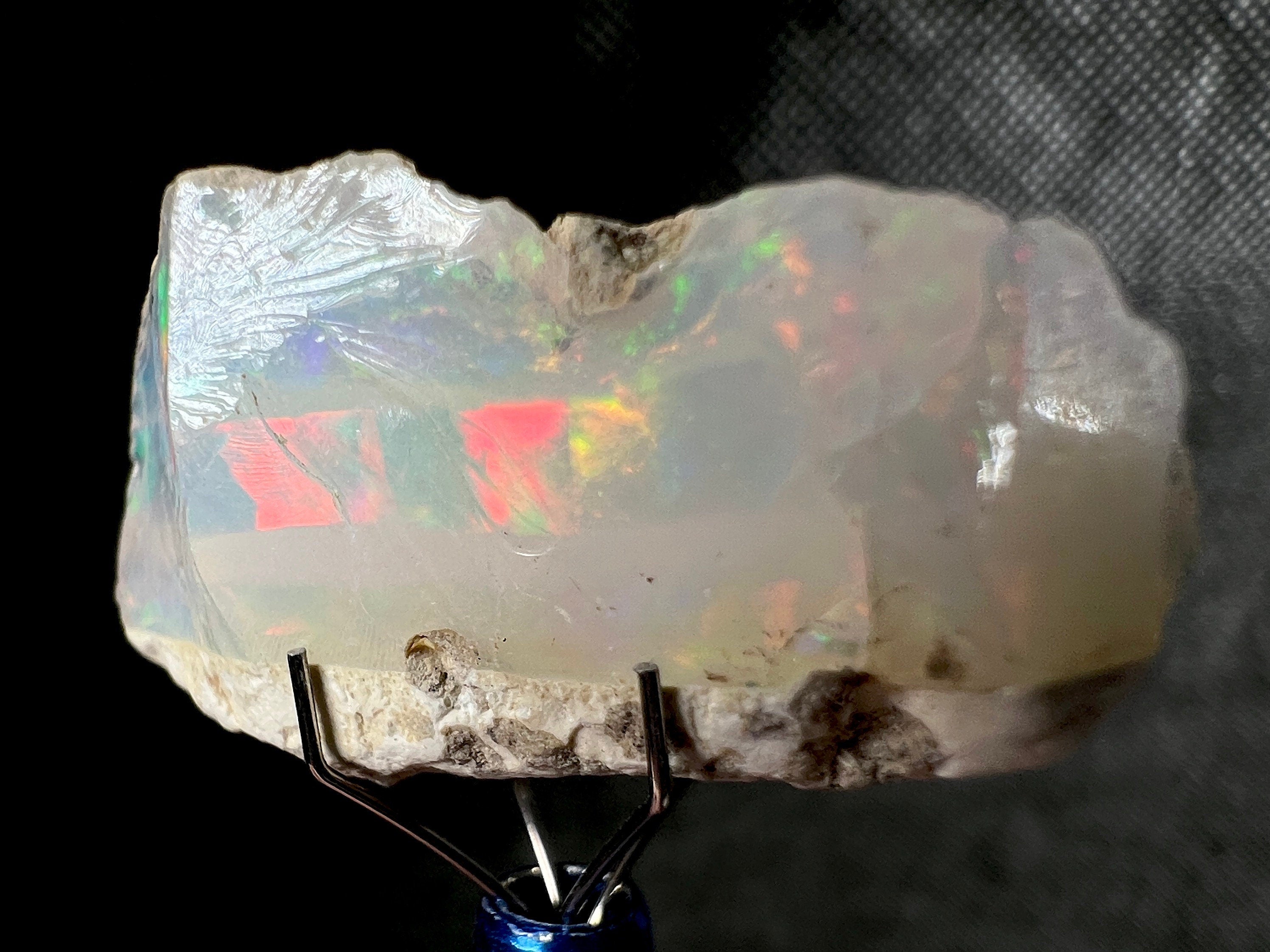 Premium 4A+ Welo Opal Raw Crystal - Natural Cutting Grade Opal for Jewelry Making, October Birthstone, Gemstone Collection (50657) - Perfect for Rings, Necklaces & DIY Craft Projects