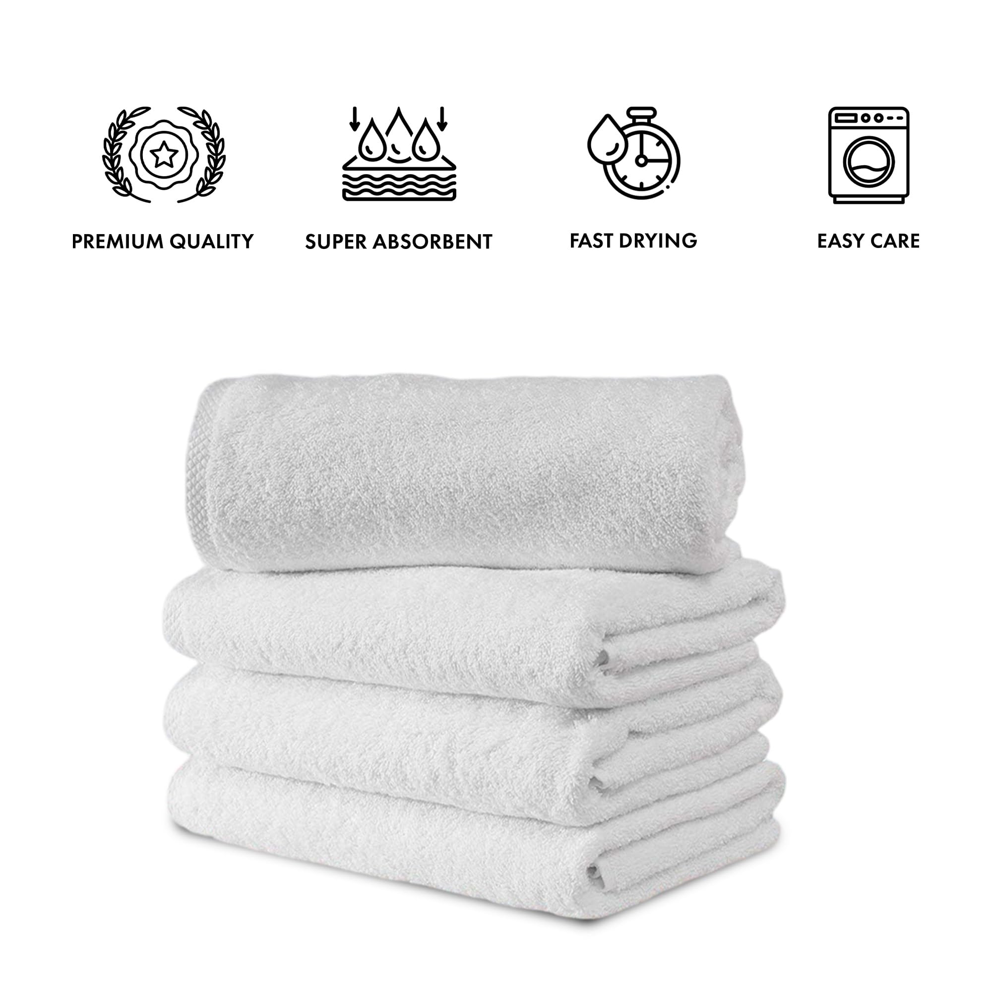 Premium 32-Piece Turkish Cotton Bath Towel Set - 100% Organic, Quick-Drying & Ultra Absorbent | 27