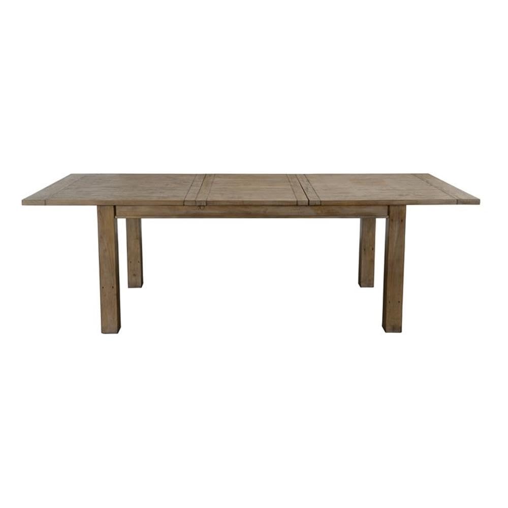 Kosas Home Driftwood Dining Table - Desert Gray Finish | Rustic Farmhouse Style Dining Room Table for Kitchen & Dining Area