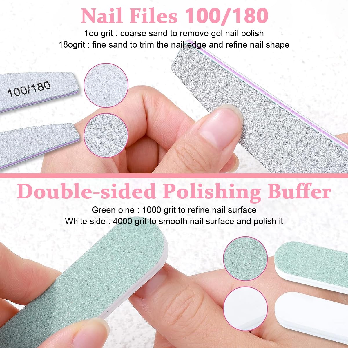 MAYCREATE® Professional Nail Manicure Kit - 12-Piece Nail Care Tools Set with Nail Clippers, Cuticle Pusher, Nail Polish Remover Scraper, Nail Files, Buffer Block & Brush for Home & Salon Use | Perfect for DIY Manicures, Pedicures & Nail Art