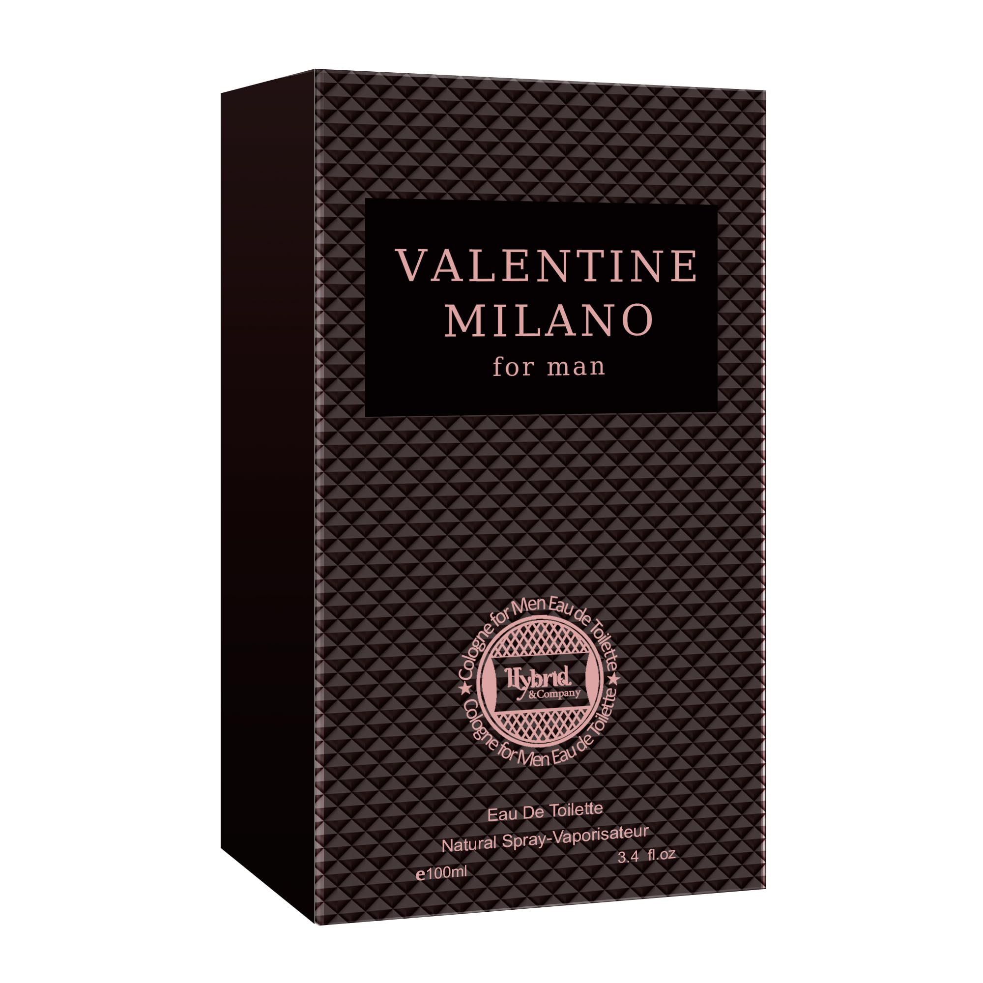 Valentino Milano Men's Eau De Toilette Natural Spray - 3.4 Fl Oz Fragrance for Men | Romantic Date Night, Office Wear & Special Occasions