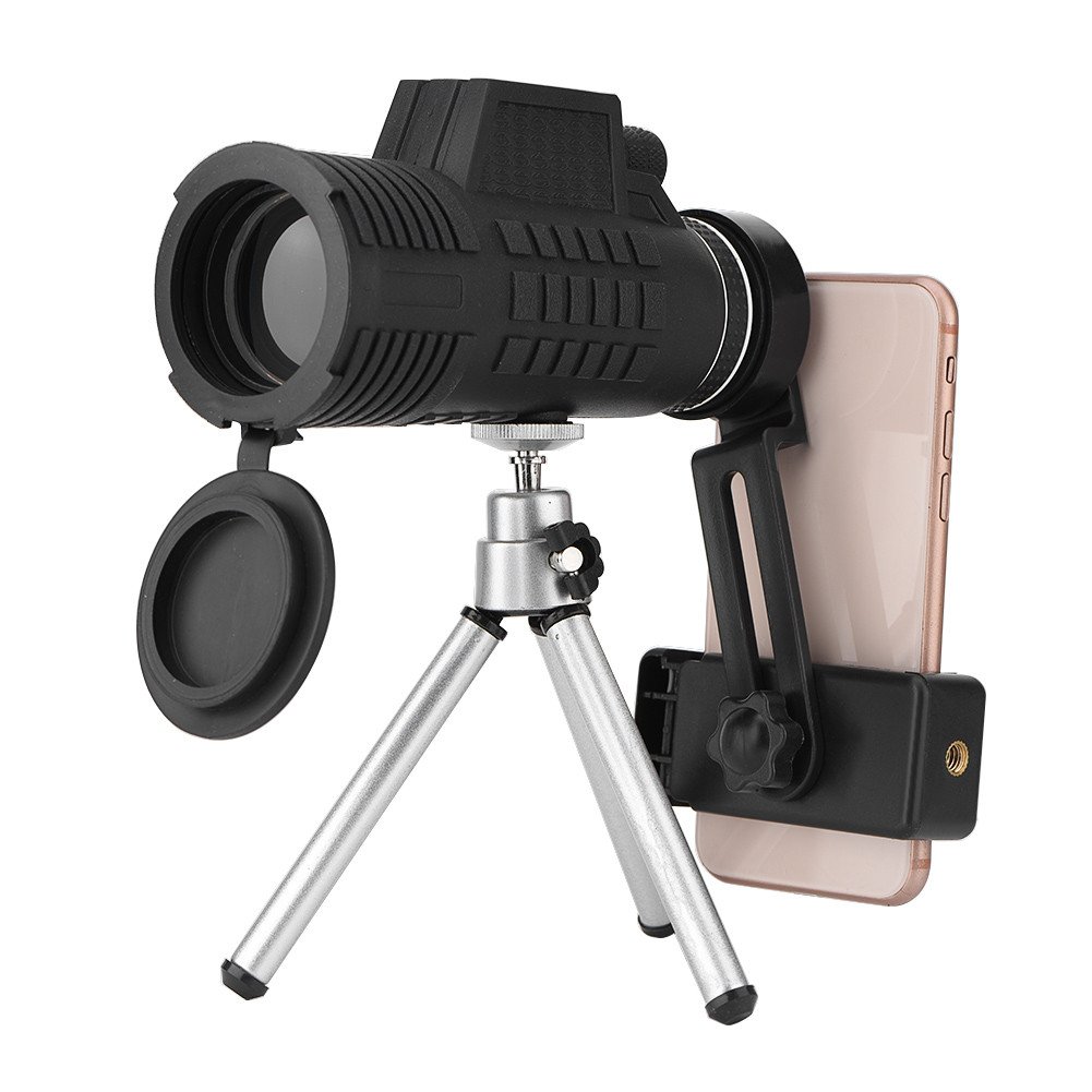 50x60 Waterproof Phone Telescope Lens - HD Monocular Zoom Camera for iPhone & Android with Tripod & Clip - Perfect for Bird Watching, Travel, and Outdoor Adventures