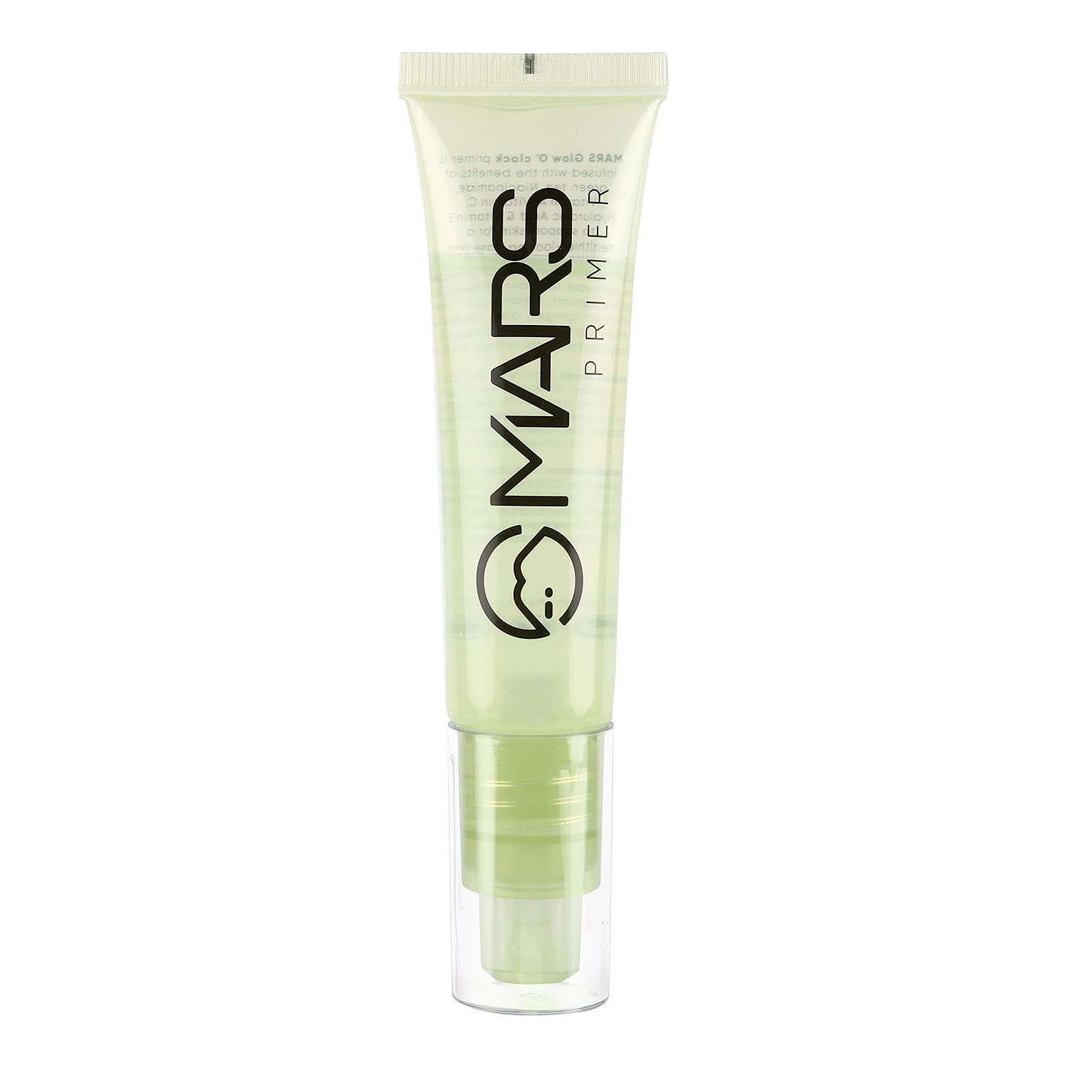 MARS Glow O' Clock Face Makeup Primer with Green Tea Extract | Hydrating Dewy Primer for Dry Skin | Long-Lasting Power Grip Makeup Base | 30ml | Perfect for Daily Wear, Special Occasions & Photo Shoots