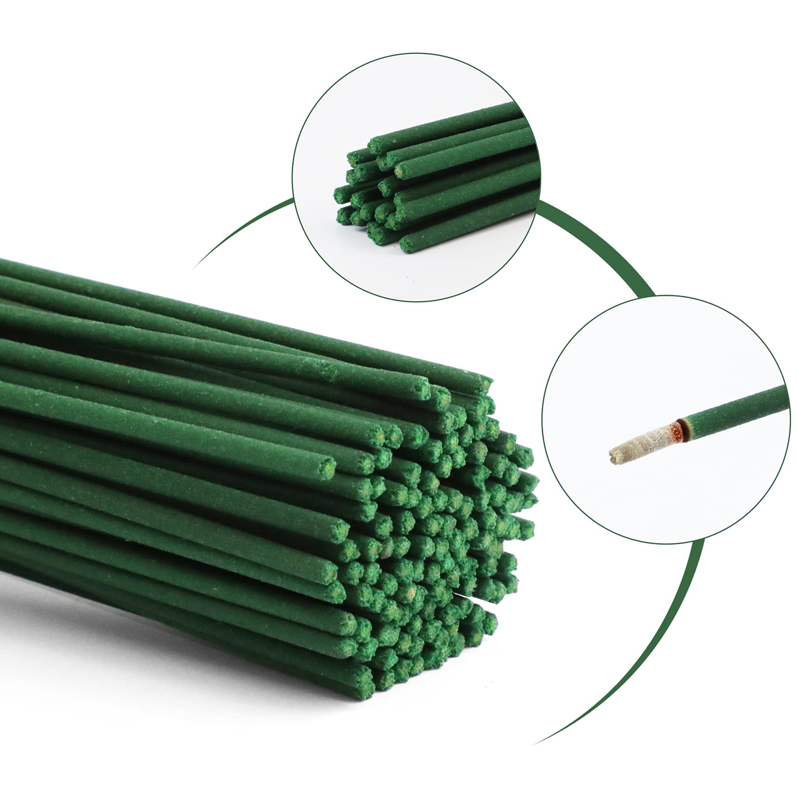 SCENTORINI Citronella Incense Sticks - 120 PCS Natural Lemongrass Mosquito Repellent for Outdoor, Garden, Patio, Camping - Perfect for Summer Nights and Bug-Free Relaxation