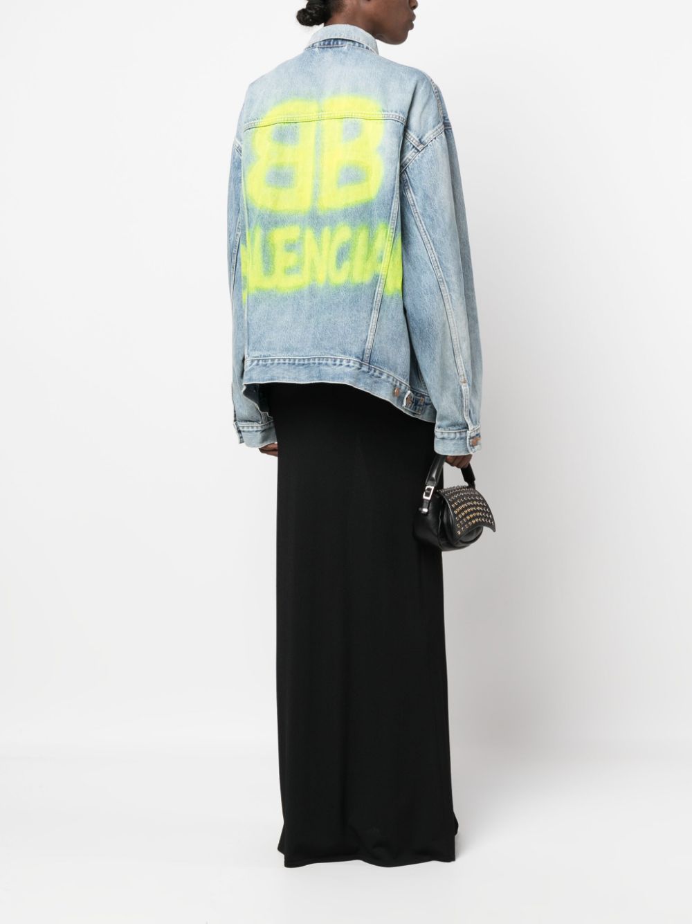 Balenciaga Clear Blue Coat for Women | Winter Fashion Outerwear | Perfect for Casual Wear, Office & Outdoor Activities