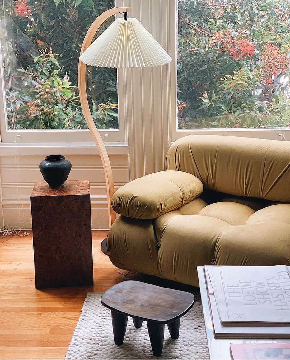 Modern Caprani Floor Lamp - Adjustable LED Standing Light for Living Room, Bedroom & Office - Warm White & Cool White Dimmable Lighting - Perfect for Reading, Relaxing & Decor