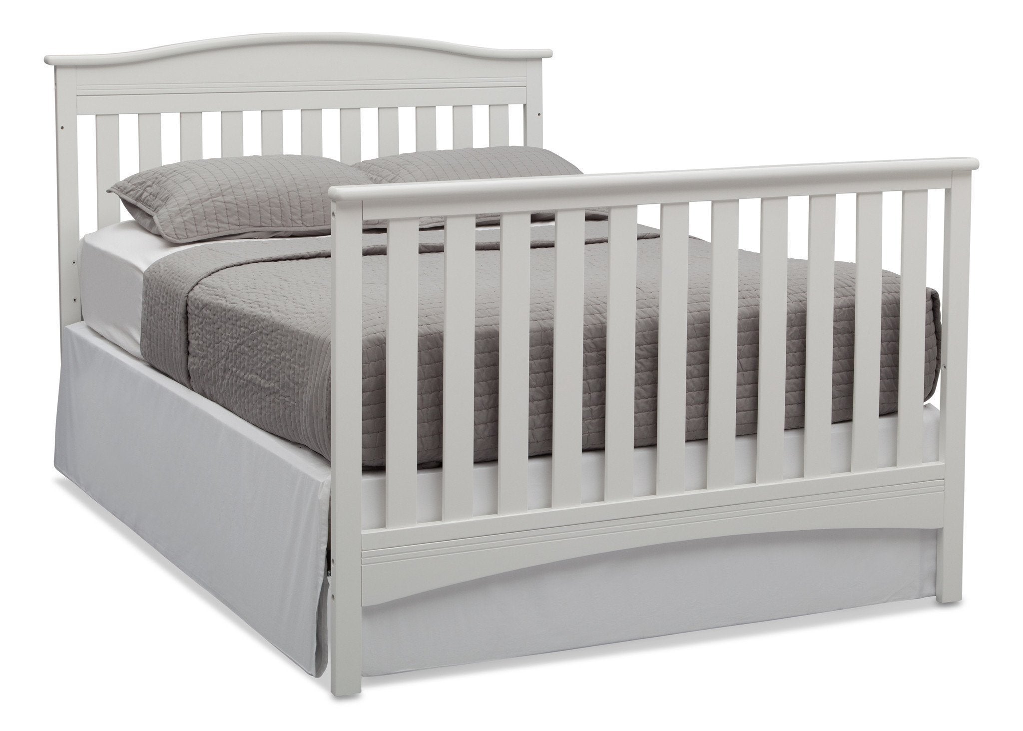 Bakerton 4-in-1 Convertible Baby Crib - Toddler Bed, Daybed & Full-Size Bed - Safe & Stylish Nursery Furniture for Newborns to Teens | Perfect for Bedrooms, Daycare & Guest Rooms
