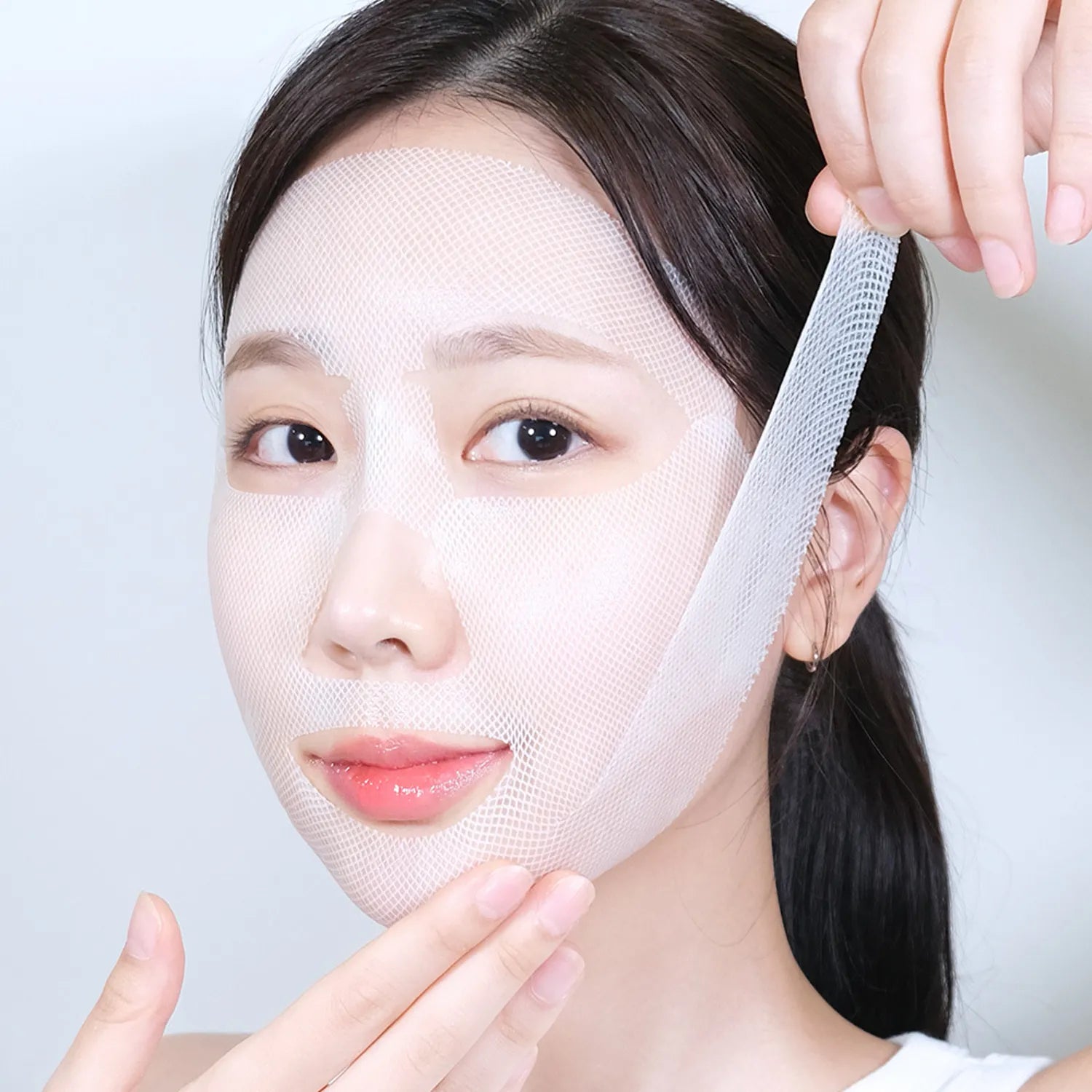 BIOHEAL BOH 3D Lifting Full Face Tension Gel Mask - 3 Pack for Firming & Anti-Aging - Perfect for Spa Night & Self-Care Routine