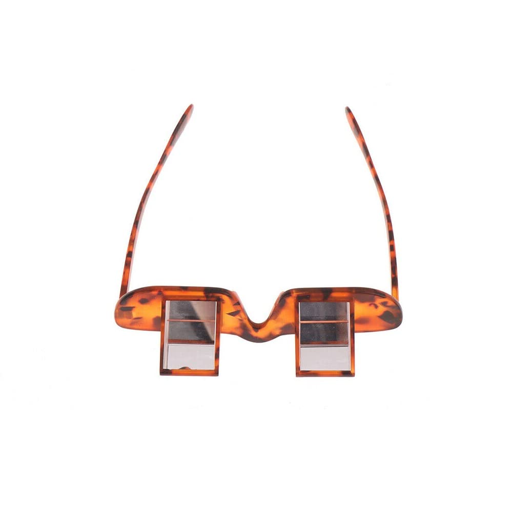 90 Degree Prism Glasses for Reading & Watching TV in Bed or Sofa - Horizontal Lazy Eyeglasses for Myopia & Presbyopia Relief - Unisex Comfortable Prism Spectacles (Perfect for Relaxing, Reading Books, Watching Movies While Lying Down)