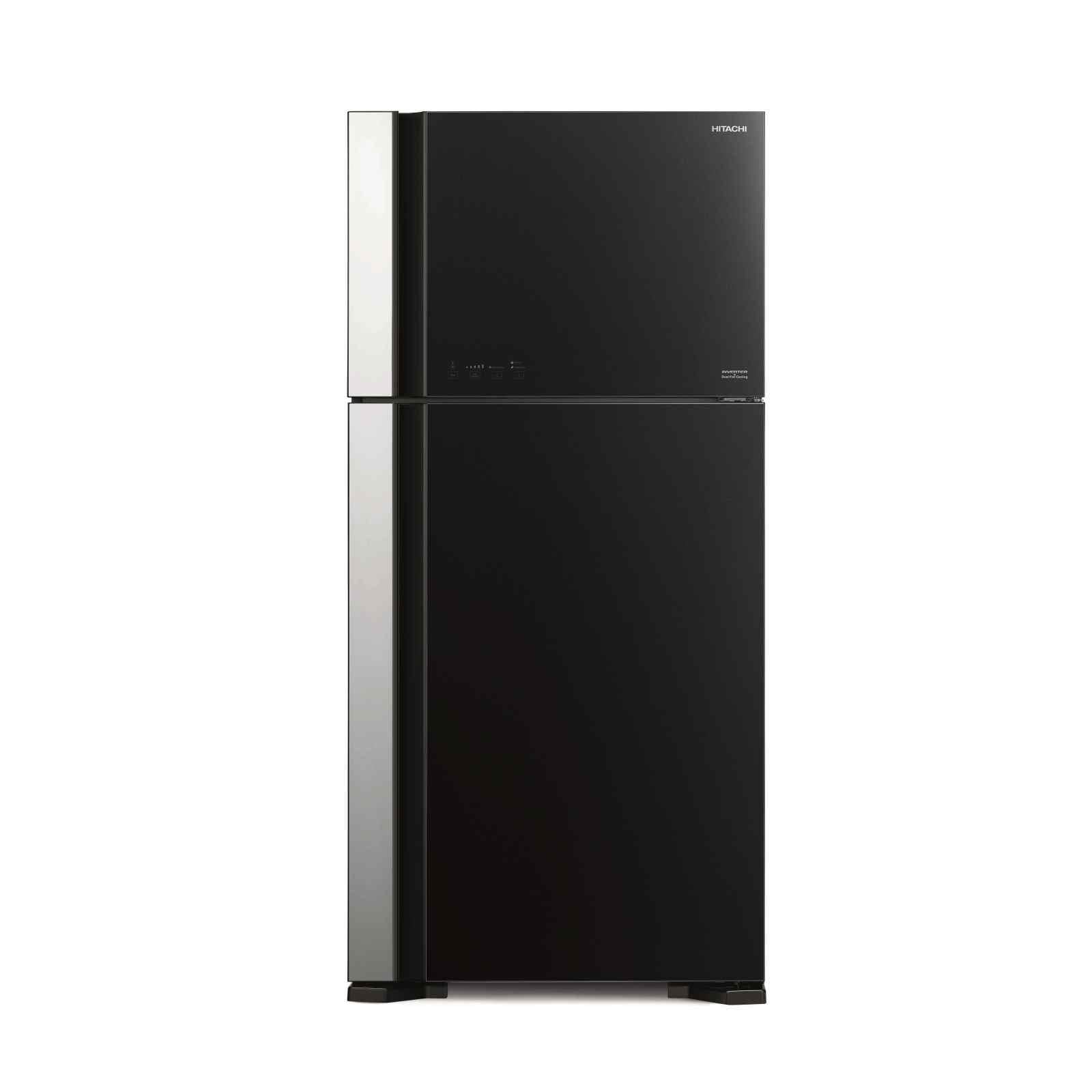 Hitachi 534L 2 Door Refrigerator GVG695P9MSXGBK - Large Capacity French Door Fridge with Energy Saving Technology for Modern Kitchen & Family Use