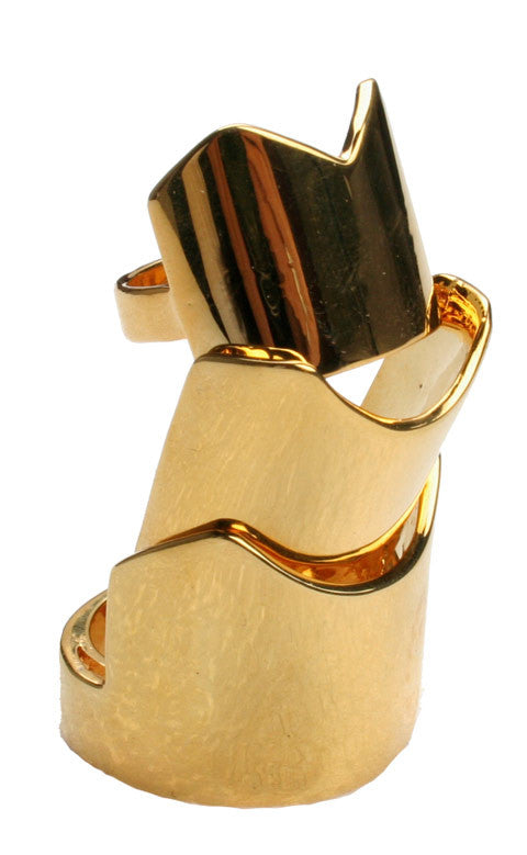 Gold Hinge Plate Ring - Durable Jewelry for Everyday Wear, Special Occasions & Gifts | Perfect for Stacking, Layering & Fashion Accessories