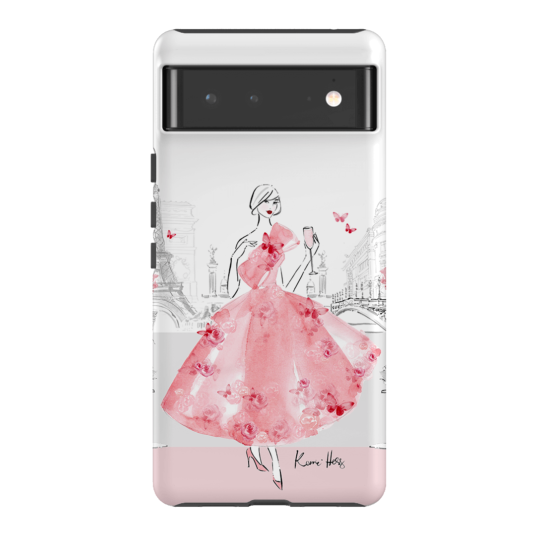 Elegant Rose Paris Phone Case for iPhone & Samsung - Stylish Floral Design, Slim Protective Cover - Perfect for Everyday Use, Travel & Gifting