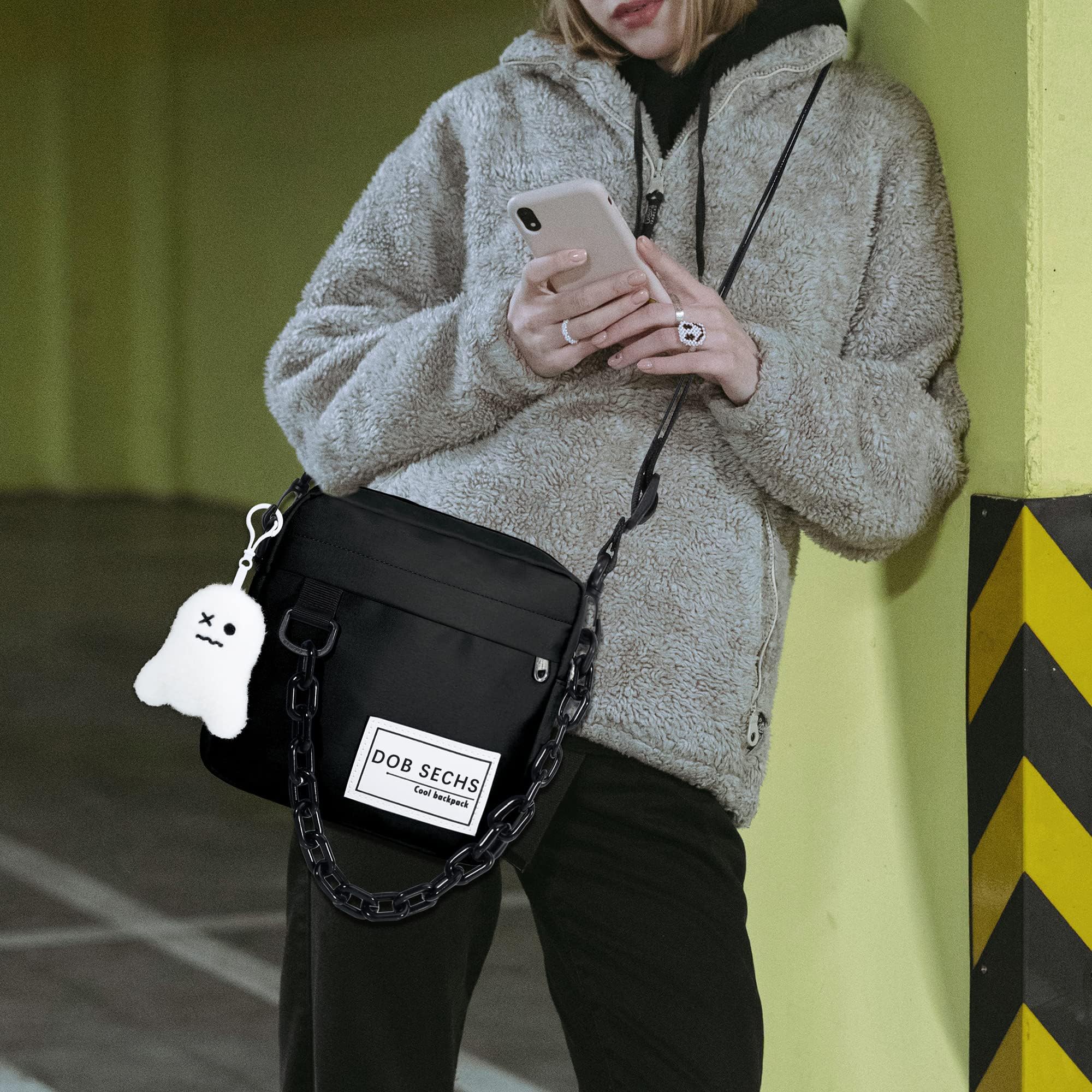 DOB SECHS Women's Small Crossbody Purse - Stylish Messenger Shoulder Bag for Everyday Use, Travel & Work