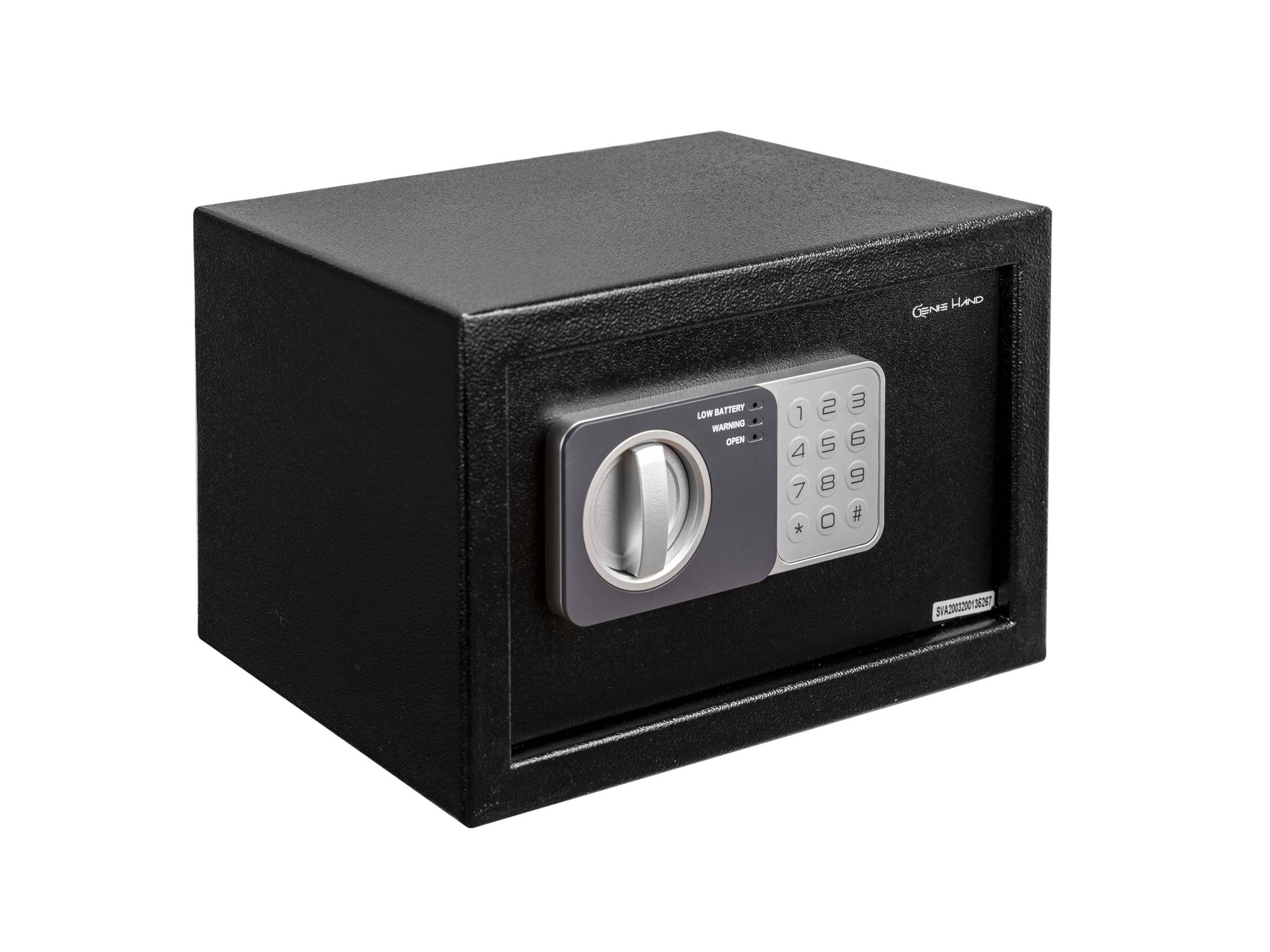 Genie Hand Time Lock Safe with Countdown Timer - B-Class Security Lock & Anti-Bounce Technology - Medium Size Safe Box for Cash, Jewelry & Valuables - Perfect for Home, Office or Retail Security