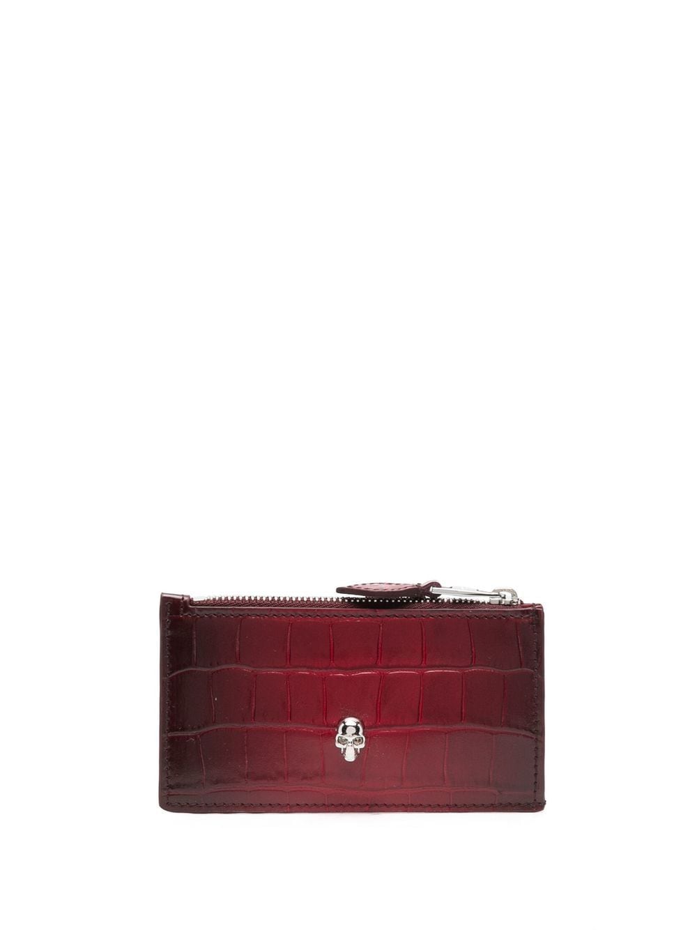 Alexander McQueen Genuine Leather Wallets for Men & Women - Stylish Bordeaux Red Designer Wallet for Everyday Use & Travel
