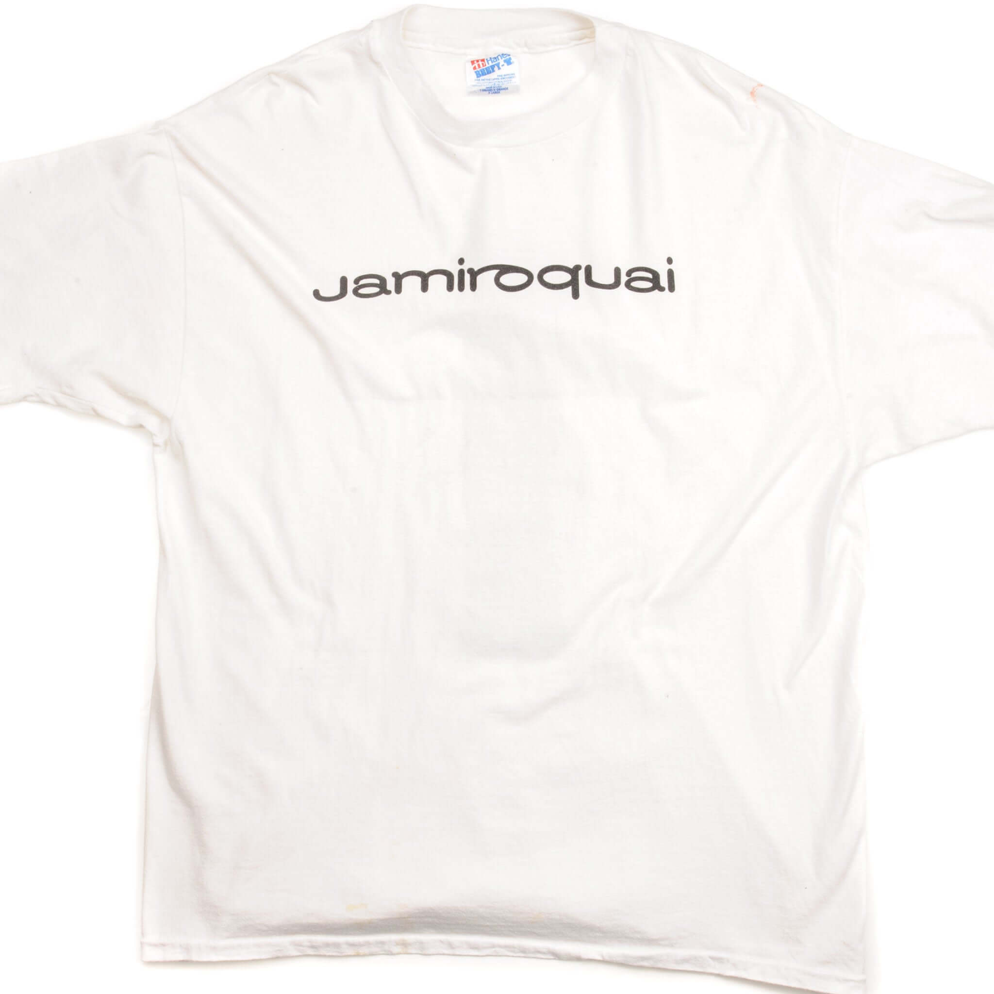 Vintage Jamiroquai Band T-Shirt - Large Size - 100% Cotton - Made in USA - Retro Music Tee for Concerts & Casual Wear