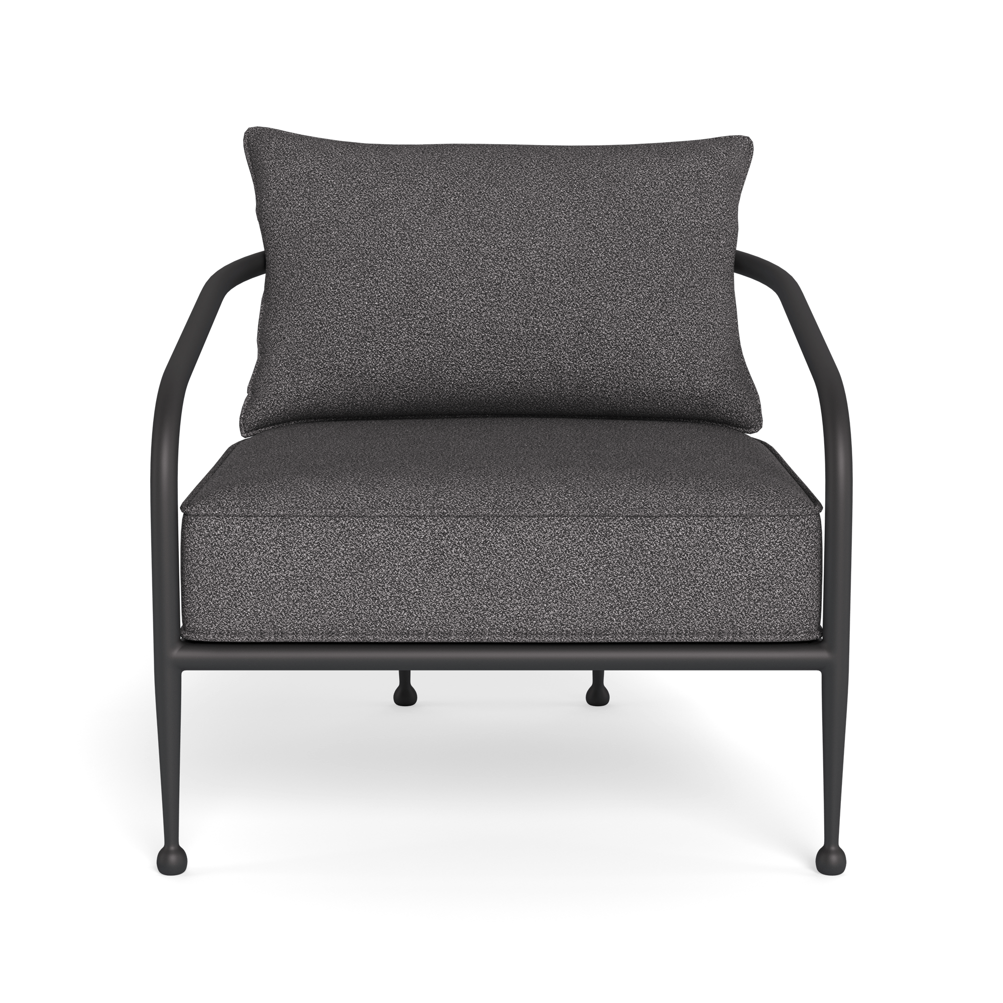 Andre Lounge Chair - Modern Accent Chair for Living Room, Bedroom & Office - Comfortable Upholstered Armchair with Wooden Legs - Perfect for Relaxing, Reading & Lounging