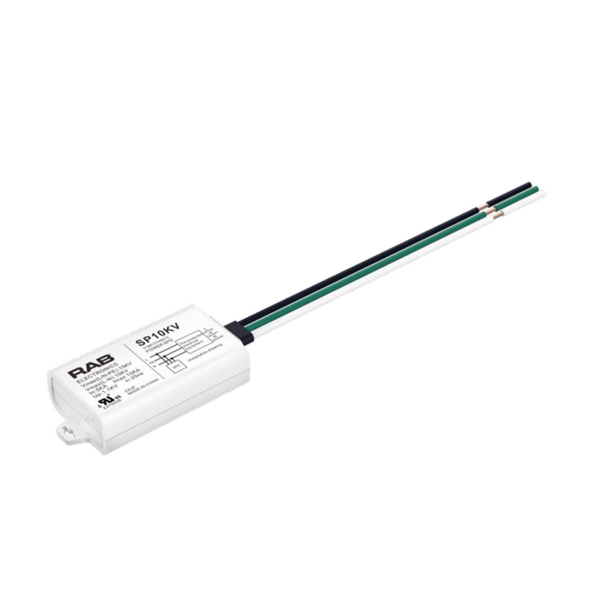 10kV Surge Protector for 110-277V LED Retrofit Bulbs - Heavy Duty Power Strip with Overload Protection for Commercial & Residential Lighting Use