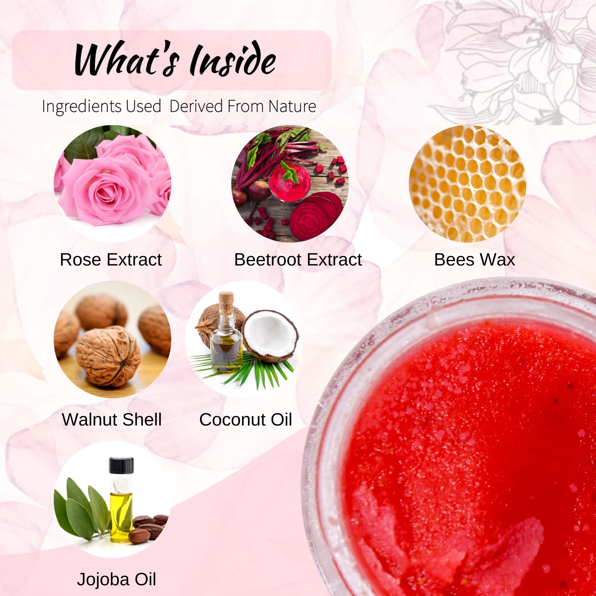 Original Peau D’origine Lip Scrub Balm - Lightening & Brightening Dark Lips Treatment for Men & Women - Exfoliates Dry, Chapped Lips & Removes Lipstick Stains - 15gm Lip Care for Smokers & Daily Use - Perfect for Pre-Lipstick Prep & Nighttime Lip Care Routine