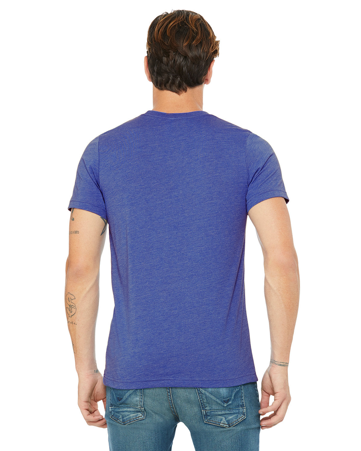 Bella + Canvas 3001CVC Unisex Heather CVC Crew Neck T-Shirt - Soft Cotton Blend Tee for Men & Women - Perfect for Casual Wear, Screen Printing & Everyday Outfits