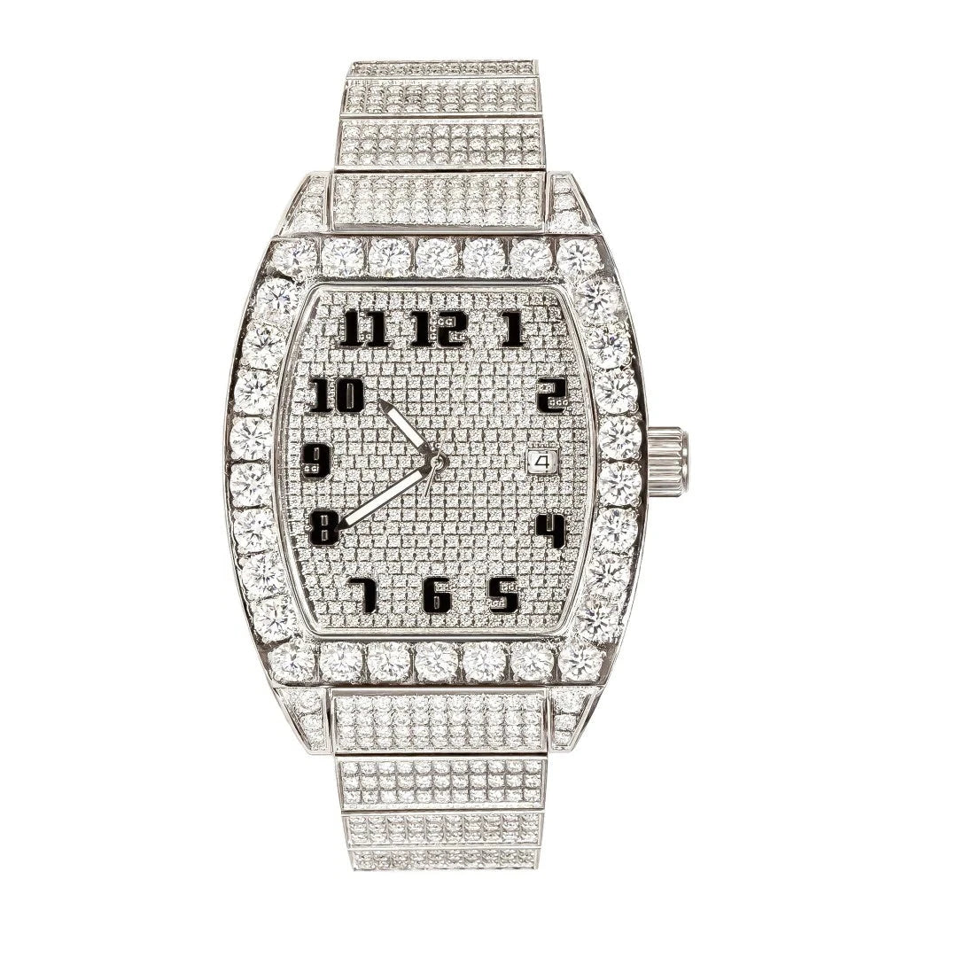 VVS Moissanite Automatic Watch for Men - Custom Hip Hop Designer Watch | Luxury Gift for Him, Wedding, Anniversary & Special Occasions