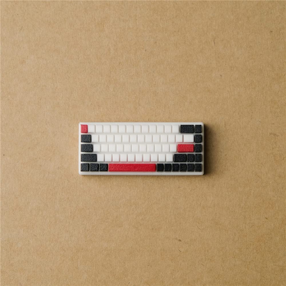 Custom Resin Enter Keycap - DIY Cherry OEM Profile Replacement Key for Mechanical & Optical Keyboards (White) - Perfect for Gaming, Typing & Keyboard Customization