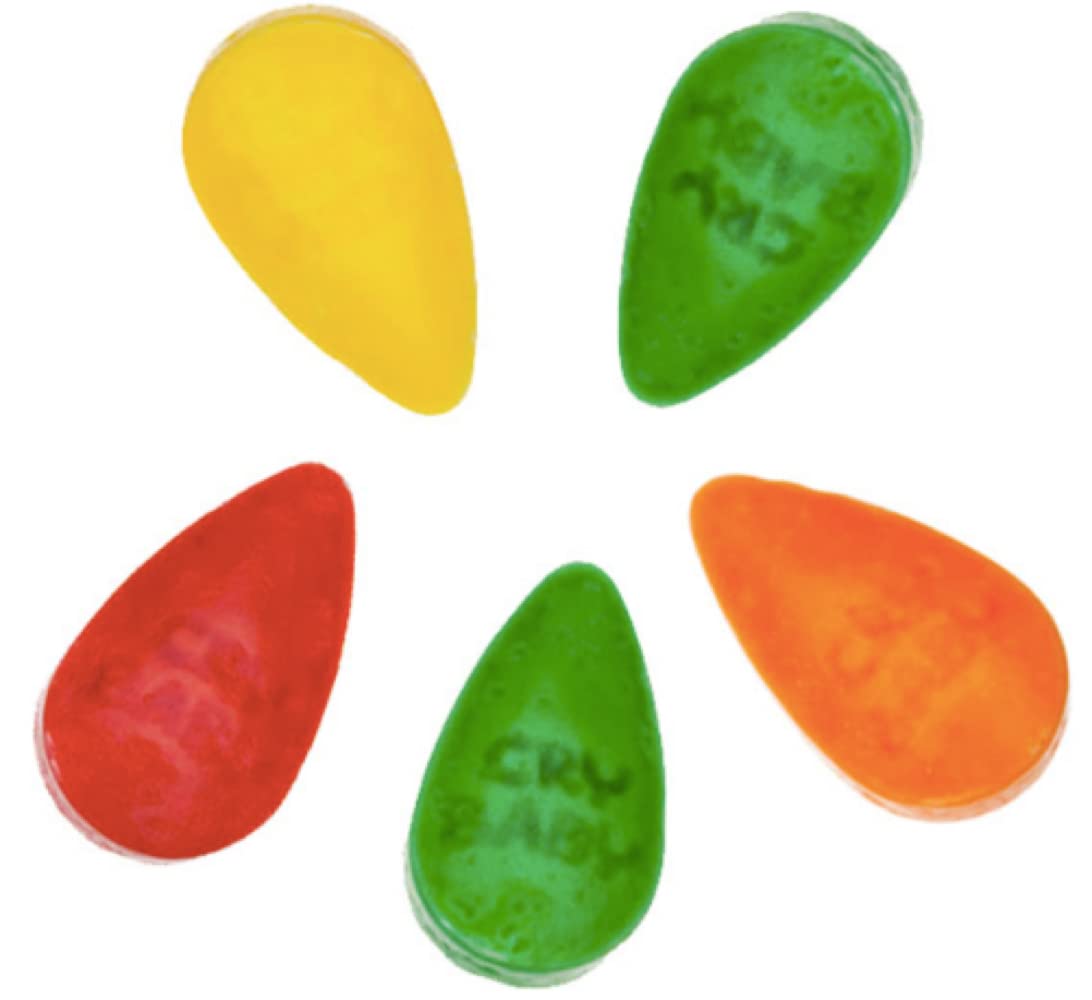 Extra Sour Cry Baby Tears Fruit Flavored Candy - Bulk 3lb Unwrapped Hard Candy for Parties, Halloween Treats & Movie Nights - Tangy Assorted Fruit Flavors