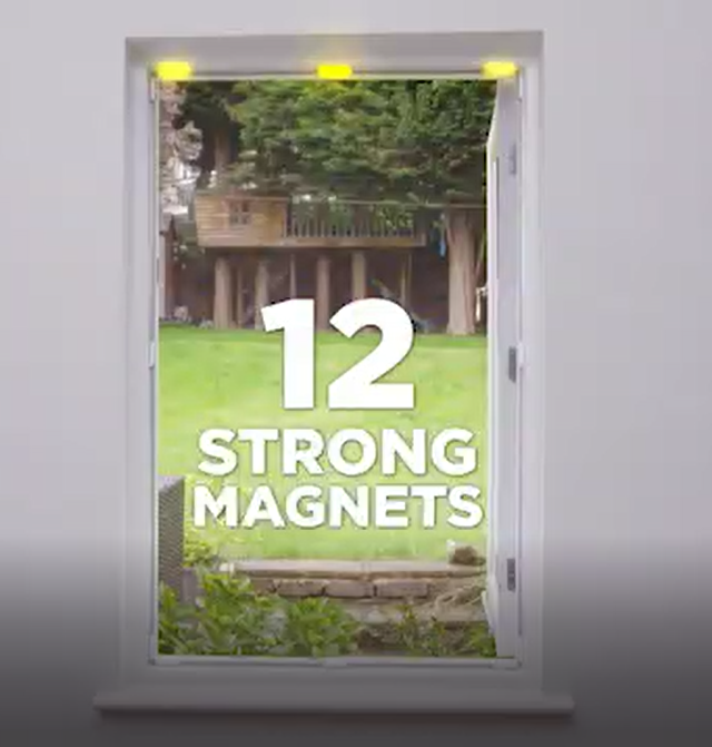 Snap Screen Window - Easy Install Magnetic Window Screens for Bug Protection - Perfect for Homes, Apartments, and RVs