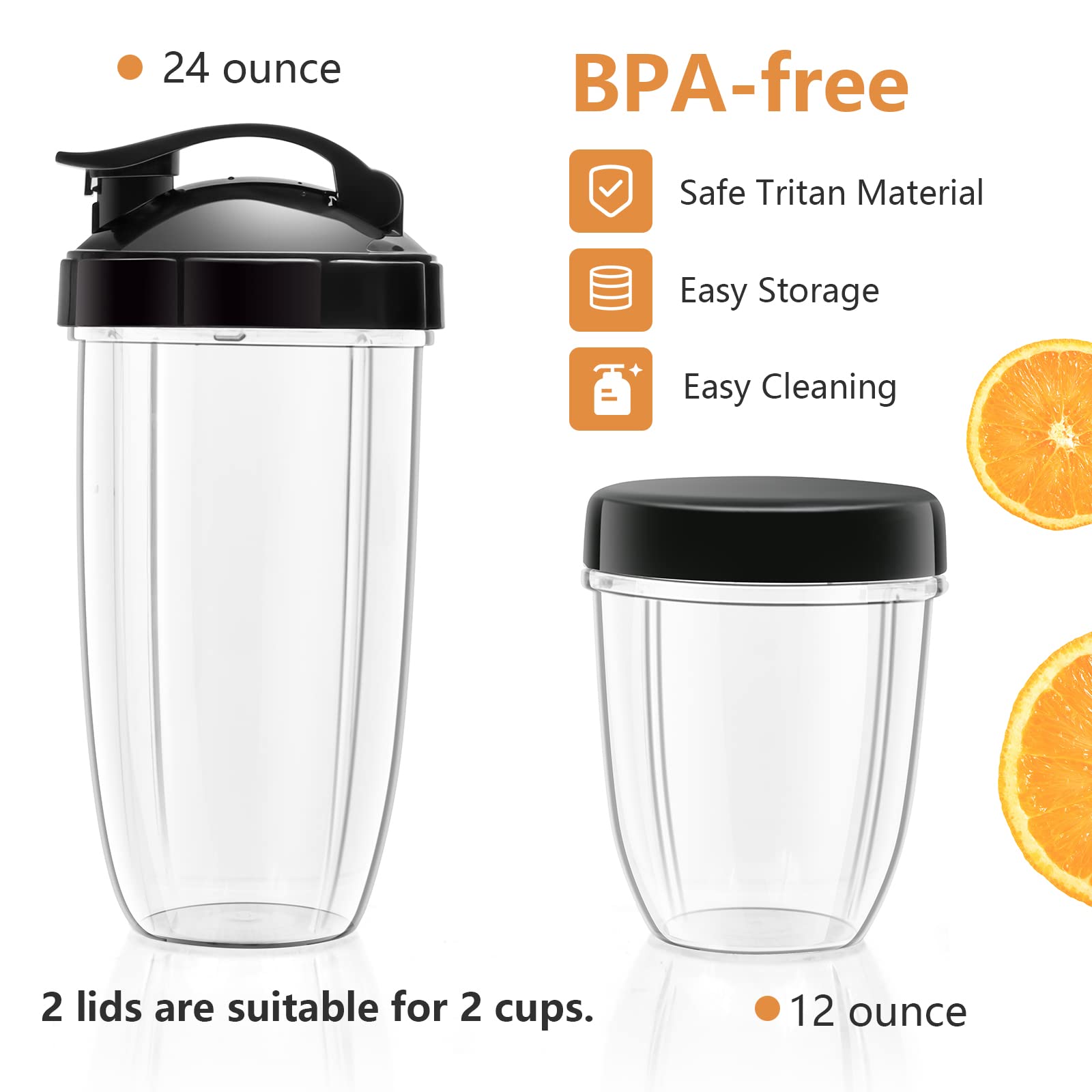 COSTWAY 1000W Personal Blender for Juices, Smoothies & Shakes - High Speed Nutri Blender with Powerful Motor - Perfect for Healthy Drinks, Protein Shakes & Meal Prep - Black